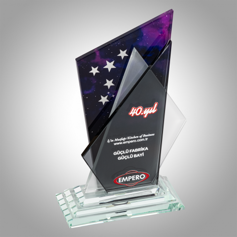 KRİSTAL VİP PLAKET YRV 012