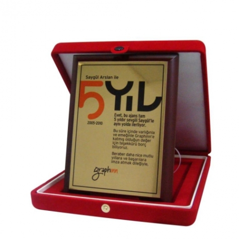 AHŞAP PLAKET YRP 001